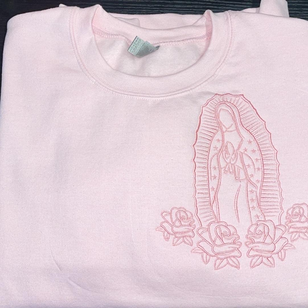 Virgencita Embroidered Sweatshirt