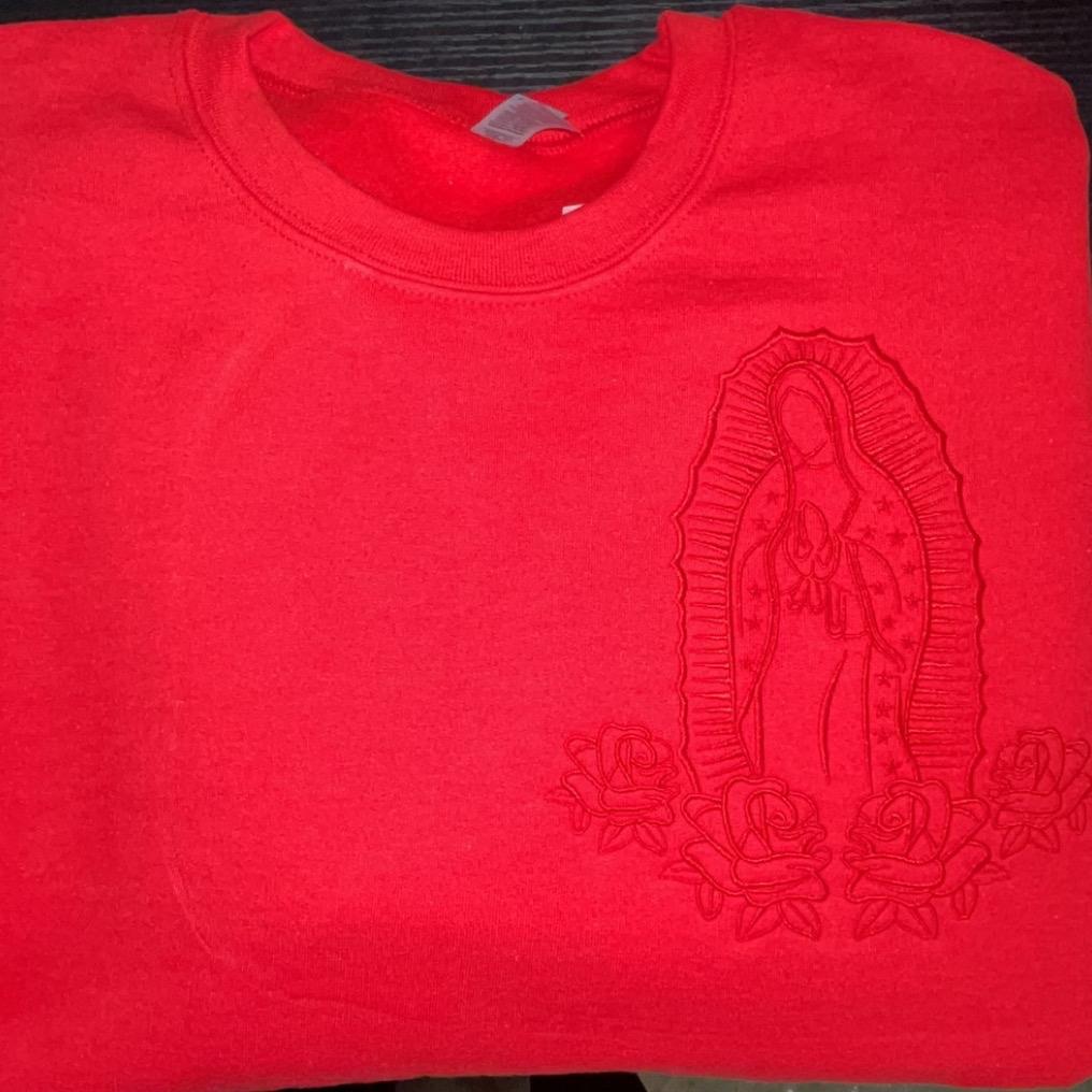 Virgencita Embroidered Sweatshirt