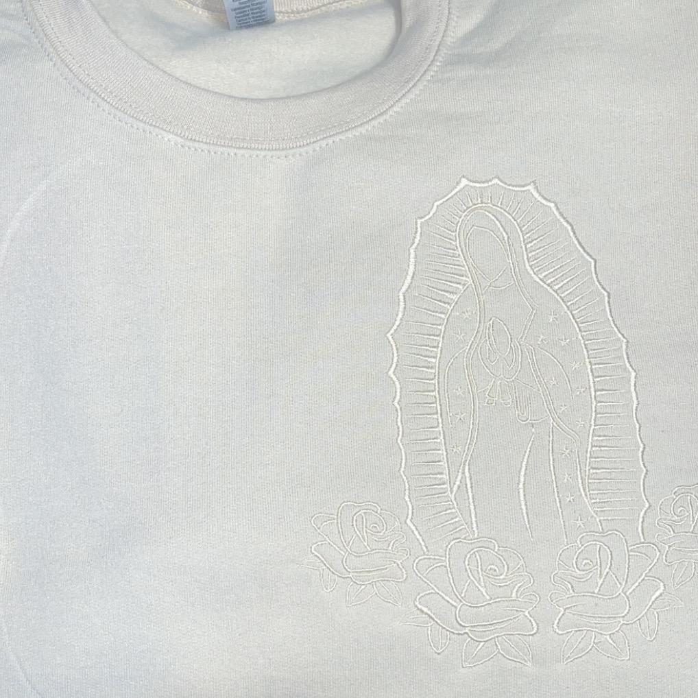 Virgencita Embroidered Sweatshirt