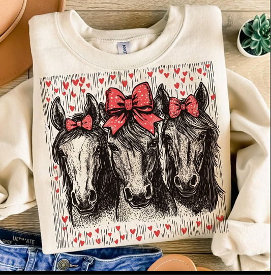Valentines Horses Crew