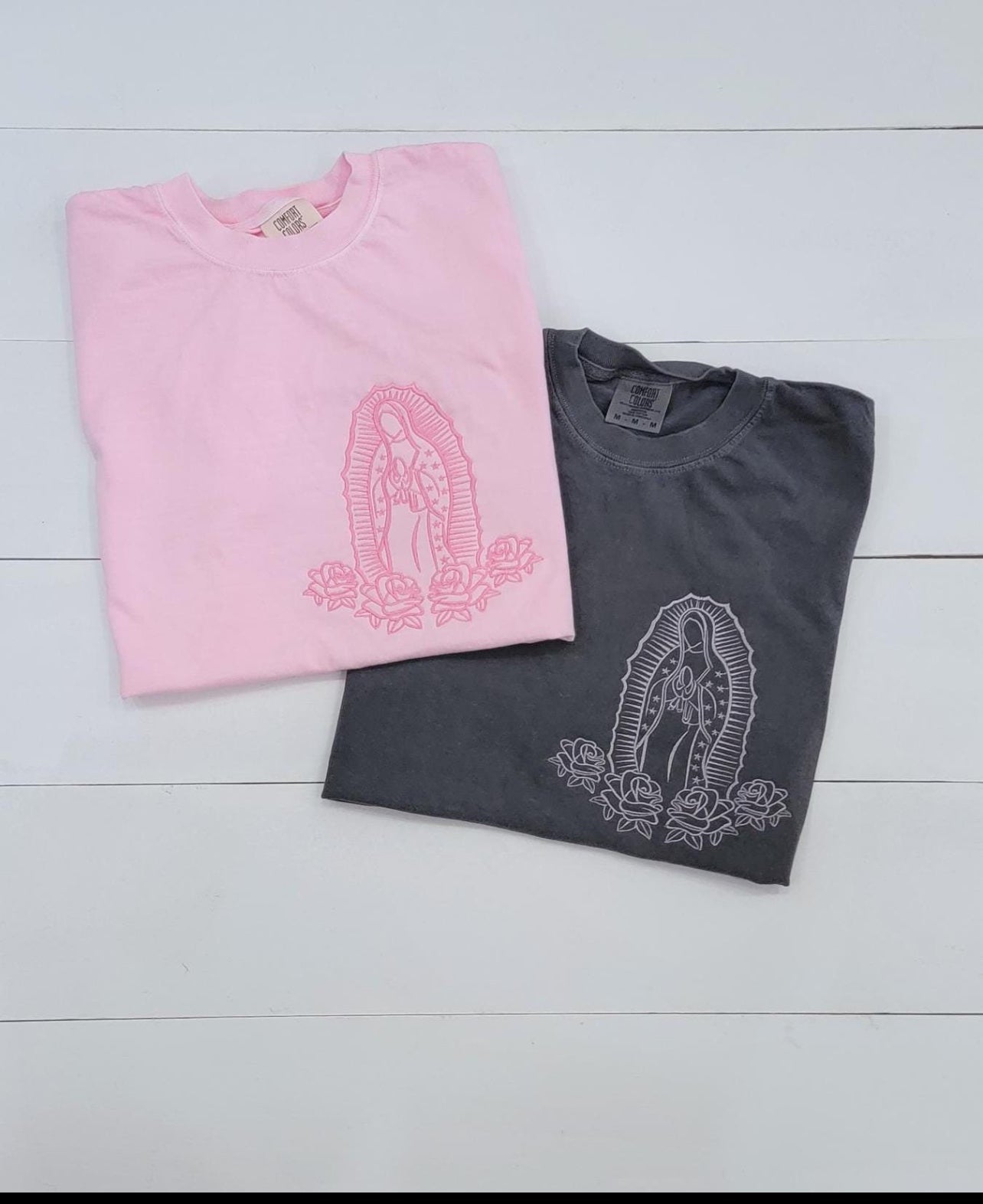 Virgencita Embroidered Tshirt