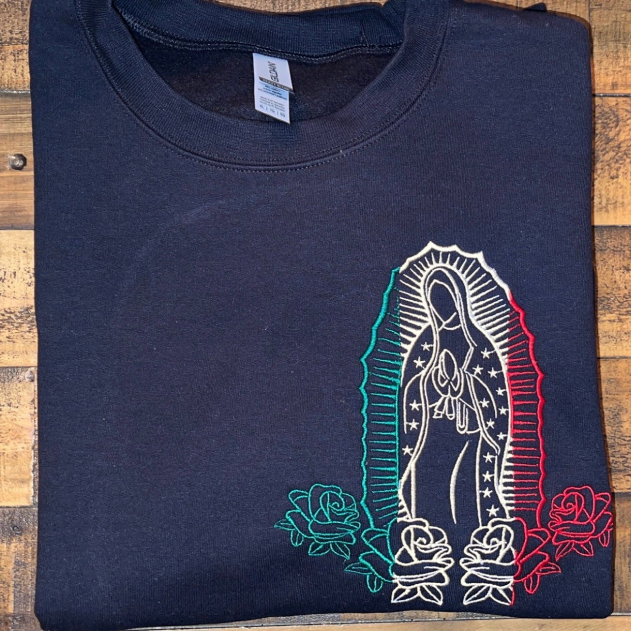 Tri Color Virgencita Sweatshirt